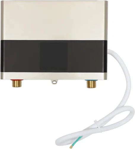 Vista 9 de DHBREK Calentador de agua eléctrico con mini-tanque, 110 V, 2.1 galones, 1.5 KW, blanco, punto de uso instantáneo, calentador de agua caliente