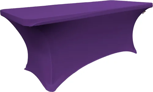 Vista 7 de BalsaCircle - Mantel rectangular de elastano ajustable de elastano de 6 pies, color verde manzana, elástico, para decoración de boda, comedor