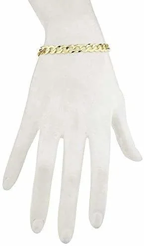 Vista 3 de The Diamond Deal - Collar de cadena para hombre, oro amarillo de 14 quilates, 0.102in, 0.142in, 0.185in, 0.224in, 0.276in, 0.323in, 0.394in