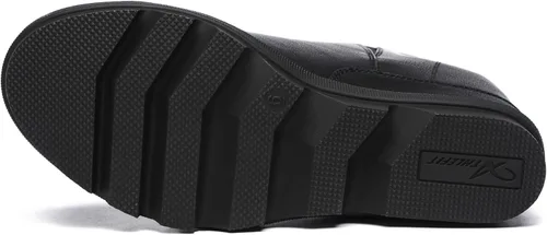 Vista 3 de Athlefit Women's Wedge Ankle Boots Fashion Side Zipper Hidden Leather Wedge Booties