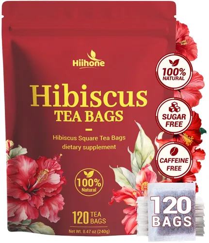 Vista 26 de Bolsitas de Té de Manzanilla, Té Herbal de Flores de Manzanilla - Sin Azúcar, Sin Cafeína, 50 Bolsitas Flores de manzanilla secas, aroma floral