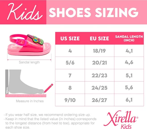 Vista 7 de Xirella Fruticas Kids Toddlerinfant sandals girl & boys with back strap for pool beach and summer. sandals Boys Girls Slide Non-Slip Outdoor Indoor.