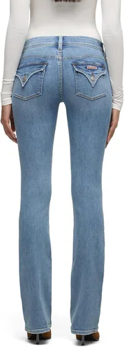 Vista 4 de HUDSON Jeans Beth Baby Bootcut para mujer con bolsillos traseros con solapa Acorn
