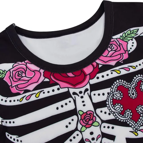 Vista 4 de uideazone Camisones para niñas, con mangas con vuelo, vestido de pijama con estampado 3D de princesa, talla 5-12