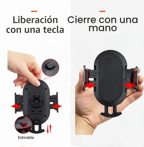 Vista 4 de Soporte para teléfono celular, soporte de fricción para puf, 2 en 1 y soporte de ventilación de aire, para iPhone, Android y otros teléfonos