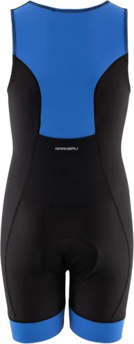 Vista 2 de Louis Garneau Kids Comp 2 - Traje de ciclismo de triatlón acolchado color azul y negro Junior X-Small