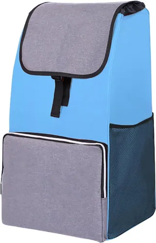 Vista 11 de Bolsa de repuesto para carrito de comestibles/carrito de compras - Bolsa de tela Oxford Trolley Waterproof Spare Bag with Side Pockets and Front