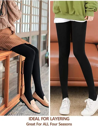 Vista 4 de VERO MONTE Medias opacas 80D para mujer, medias opacas sólidas de 80 denier