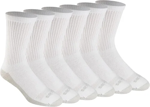 Vista 19 de Dickies Men's Dri-tech Original Moisture Control Crew Socks, Available in M-xxl (6, 12, 18 Pairs)