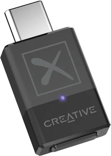 Vista 10 de Creative BT-W3X - Transmisor de audio Bluetooth 5.3 inteligente con aptX HD, audio de alta definición de 24 bits / 48 kHz, función de cambio