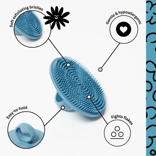 Vista 2 de Boie USA Limpiador facial - Herramienta facial de mano, cepillo facial exfoliante de limpieza profunda. Combate el acné con cerdas suaves, similares