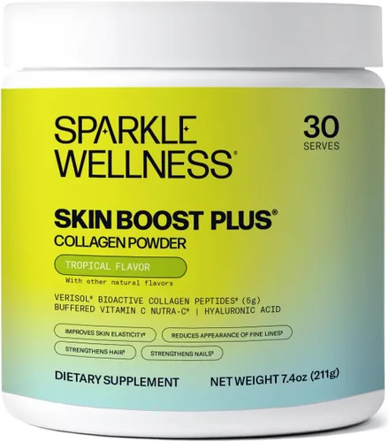 Vista 22 de Sparkle Wellness VERISOL - Péptidos de colágeno hidrolizados bioactivos Polvo de colágeno con vitamina C y ácido hialurónico para la salud