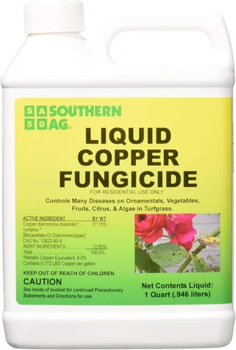Vista 2 de Southern Ag Fungicida de Cobre Líquido, 32oz - Cuarto de Galón y Spray Nutricional para Palmas, 16oz - Pinta
