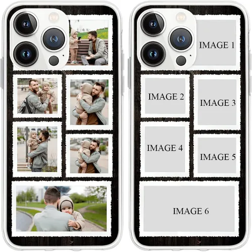 Vista 9 de CUBICER Fundas personalizadas para teléfono, fotos de aniversario personalizadas, a prueba de golpes, regalos de boda para mujeres, hombres