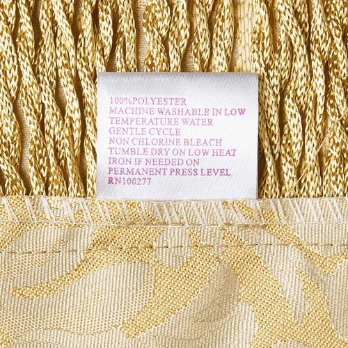 Vista 4 de Violet Linen Majestic Damask - Mantel con diseño de damasco, color beige, 54 x 72 pulgadas, rectangular