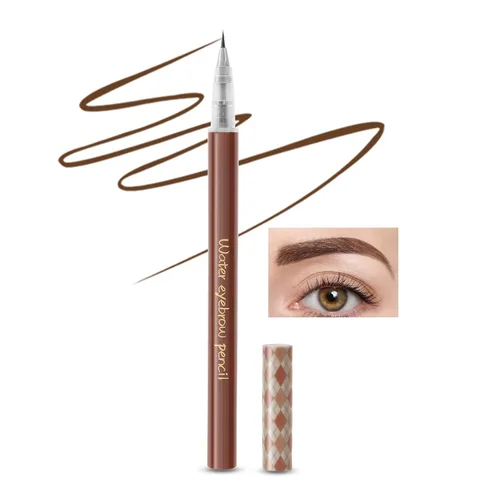 Vista 10 de Boobeen 3 bolígrafos líquidos para cejas, punta de precisión de 0.000 in, lápiz de relleno de cejas que crea maquillaje natural de cejas de larga