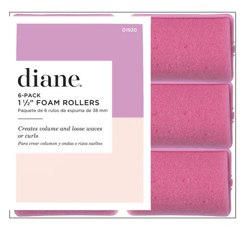Vista 6 de Diane Rodillos de espuma, rosa, 3/4", 12 unidades (paquete de 1)