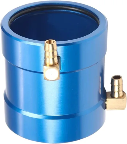 Vista 5 de Bettomshin Motor de aluminio de refrigeración por agua chaqueta de metal control remoto modelo barco partesBlueSuitable for36Series Control remoto