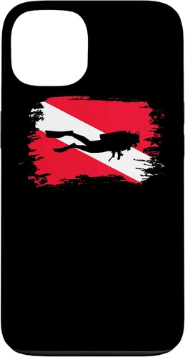 Vista 7 de Funda con bandera de buceo para iPhone 16