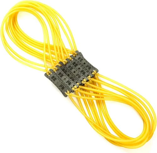 Vista 5 de Slingshot Bolsa de munición Super Fibra 1/4" 5/16" 3/8" 1/2" de acero inoxidable Bolsa de bola plana/tubo Banda de repuesto antideslizante Larga vida