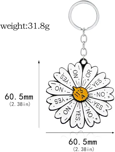 Vista 2 de Divertido llavero de giro de rueda de color, bonito dije de estado de ánimo, regalo estético para niños, adolescentes, mujeres y hombres, Llavero