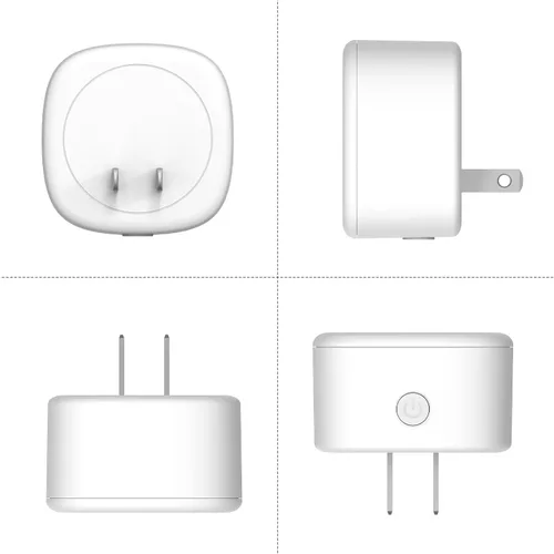 Vista 2 de Enchufe inteligente, enchufes inteligentes WiFi de 2.4 GHz compatibles con control remoto Zigbee/BLEmesh TY APP TY, Compartir inteligente 16A WiFi