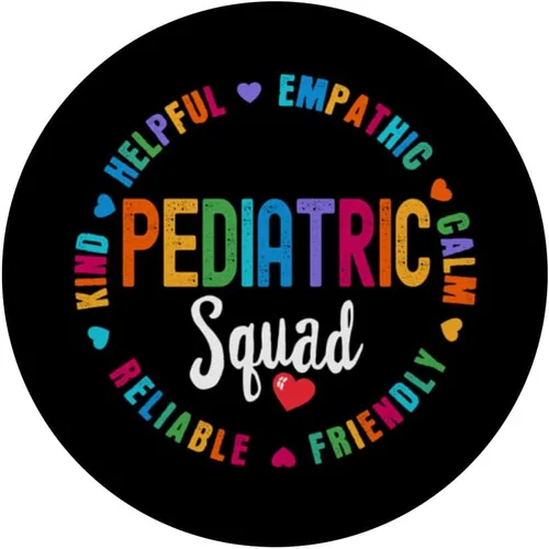 Vista 3 de Equipo de enfermería pediátrica PEDS Registrado Enfermería PopSockets intercambiables PopGrip