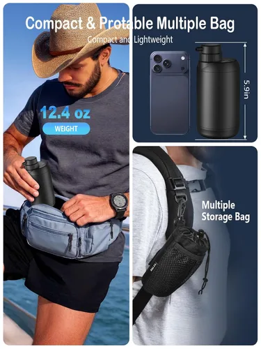 Vista 5 de BKLES Filtro de agua para campamento: purificador de agua portátil eléctrico de supervivencia, 0.01 micras, sistema de filtración de agua de 6
