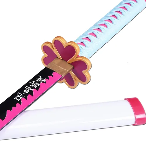 Vista 52 de ziqing Espada para cosplay de Demon Slayer hecha a mano, Katana de 31 pulgadas con múltiples estilos para elegir