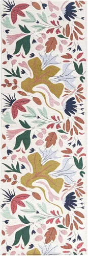 Vista 8 de TOWN & COUNTRY LUXE Livie Floral Drip Everwash Alfombra decorativa lavable multiusos para cocina, tapete de bajo perfil, dormitorio y dormitorio