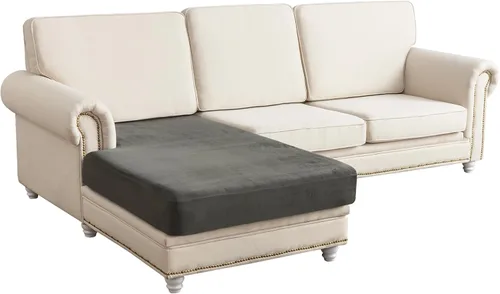 Vista 11 de Funda para Sofá de Terciopelo Elástico Funda de Cojín de Sofá 1 Pieza - Funda Elástica Lavable para Asiento o Respaldo, Fundas de Asiento para Sofás