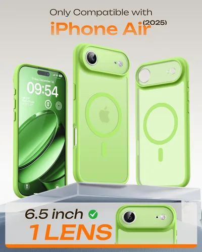 Vista 8 de TOCOL Funda para iPhone 11, compatible con Magsafe, protección completa de cámara, imanes integrados, protección contra caídas, funda translúcida