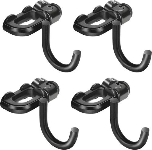 Vista 7 de 4 piezas de enganche de doble perno con riel en L Accesorios de riel en L para remolque cerrado para cama de camión con riel