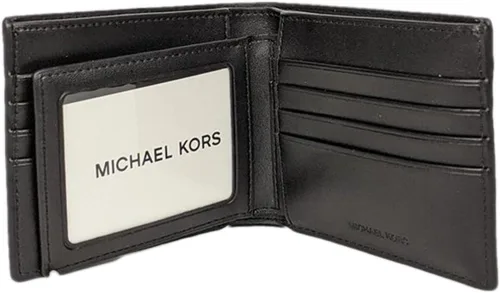 Vista 4 de Michael Kors Cooper Billfold con cartera para hombre PVC negro PVC negro Passcase