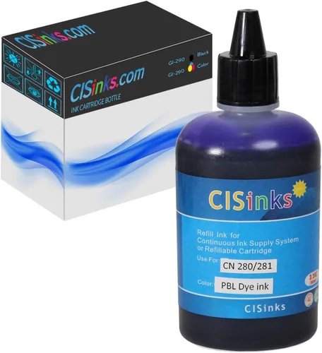 Vista 10 de Botella de tinta de repuesto negra de 3.4 fl oz compatible con PGI-280 / CLI-281 XL PIXMA TS9120 TS8120 TS8220 TS9520 TR8520 TR7520 TS6120 Negro