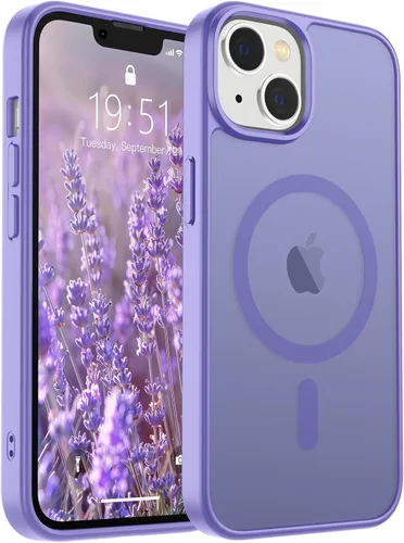 Vista 211 de SUPFINE Funda magnética para iPhone SE 2022 (3ª)/2020 (2ª), iPhone 8 (compatible con MagSafe) (protección contra caídas de grado militar), funda