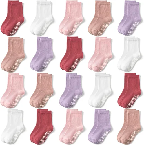 Vista 8 de SkiBeaut 20 pares de calcetines para niños y niñas de 0 a 7 años