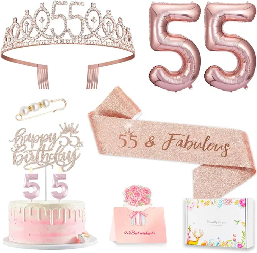 Vista 17 de Decoraciones de cumpleaños número 10 para niña, juego de velas con forma de corona 10º
