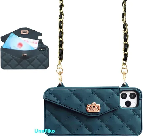 Vista 30 de UnnFiko Funda tipo cartera compatible con iPhone 6 / iPhone 6s, bonito diseño de bolsa de lujo, funda con bolsillo para tarjetas tipo libro