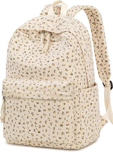 Vista 30 de BTOOP Mochila escolar para adolescentes, mochila grande de pana ligera, para niñas, niños, casual, escuela secundaria, universidad, Mochilas Daypack