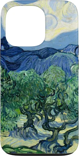 Vista 10 de Van Gogh Olivos con Alpilles Painting Famous Art Funda para iPhone 17