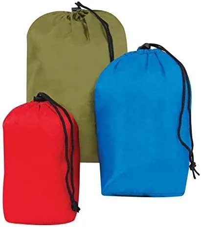 Vista 4 de Outdoor Products Ditty Bag - Paquete de 3 variados, paquete combinado pequeño, mediano y grande