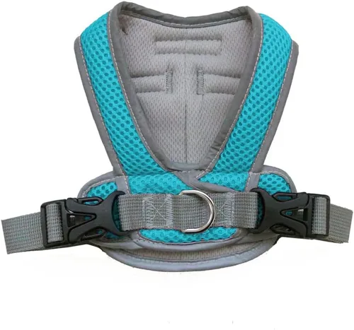 Vista 3 de Precision Snap N Go Sport - Arnés de malla resistente para perro, 7-70 libras, chaleco fácil de poner, ajustable de XS a XL, chaleco suave para Negro