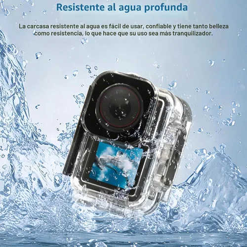 Vista 5 de FiTSTILL Funda impermeable subacuática de 196 pies/60 m con interfaz magnética de liberación rápida compatible con DJI Osmo Action 5 Pro Action 4