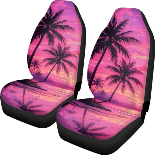 Vista 27 de ELEQIN 250 fundas de asiento delantero de automóvil con bandera patriótica estadounidense, paquete de 2 protectores de asiento de poliéster suaves
