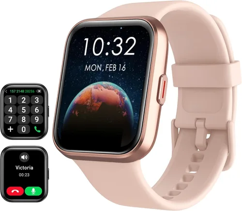Vista 12 de Tensky Reloj inteligente para hombres/mujeres, Android, iPhone/Samsung, Alexa integrado, pantalla táctil de 1.8 pulgadas, rastreador de actividad