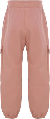 Vista 6 de YiZYiF Pantalones deportivos tipo cargo para niños y niñas, holgados, para baile de hip hop, pantalones casuales de verano con bolsillos