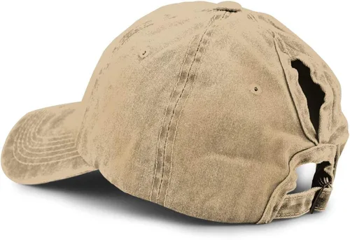 Vista 3 de Life is Better with Chickens Around Vintage Ajustable Cola de caballo Gorra de vaquero Gorra de gimnasio para mujeres