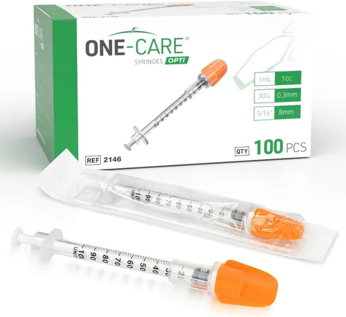 Vista 9 de ONE-CARE 100 Pack 23Ga 1.0inch/25mm Suministros de laboratorio industriales Accesorios de dispensación, empaquetados individualmente