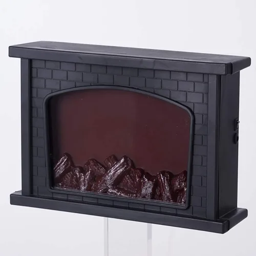 Vista 6 de Faroles de chimenea decorativos, pequeña chimenea falsa, lámpara LED de fuego con efecto de llama, decoración de Navidad para interiores